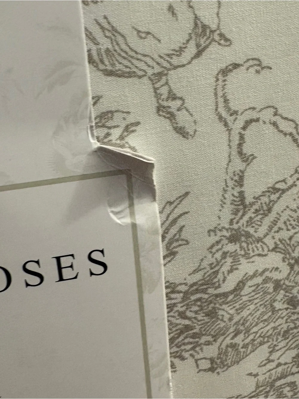 Cabbages & Roses LONDON Country Toile Linen 4-Piece Queen Sheet Set NEW